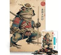 Puzzle samouraï Grenouille Difficile pour Adultes, 1000 pièces, Jeu de logique et d'adresse, à Partager en Famille, pièce de Collection (50x75cm)