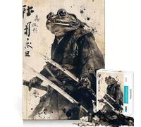 Puzzle samouraï Grenouille Difficile pour Adultes, 1000 pièces, Jeu de logique et d'adresse, à Partager en Famille, pièce de Collection (38x26cm)
