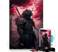 Puzzle samouraï Japonais en Forme de Cerise, 1000 pièces, pour Adultes, Jeu intellectuel, détente, découpe de qualité, Cadeau raffiné (38x52cm)