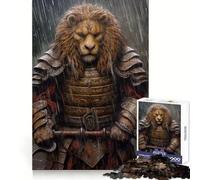 Puzzle samouraï Lion Difficile pour Adultes, 1000 pièces, Jeu de logique et d'adresse, à Partager en Famille, pièce de Collection (38x52cm)