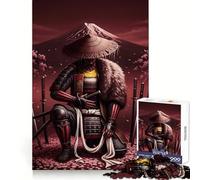 Puzzle samouraï Mont Fuji 1000 pièces pour Adultes Stimule la mémoire, Plaisir en Groupe, Bords Nets, Cadeau élégant (38x26cm)