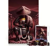 Puzzle samouraï Mont Fuji Difficile pour Adultes, 1000 pièces, Jeu de logique Fine, Calme et Amusant, Bords Nets, Cadeau attentionné (38x52cm)