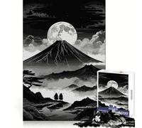 Puzzle samouraï Mont Fuji pour Adultes, 1000 pièces, Jeu de logique Clair, Loisir Silencieux, découpe Parfaite, Cadeau élégant (38x52cm)