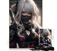 Puzzle Samouraï Ninja 1000 pièces pour Adultes Stimule la mémoire Paisible et Amusant Découpe de qualité supérieure Cadeau mémorable (38x26cm)