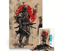 Puzzle samouraï pour Adultes, 1000 pièces, Jeu de réflexion, Loisir Calme, à Assembler, Cadeau de Noël (50x75cm)