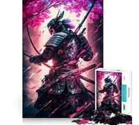 Puzzle samouraï Rose de 1000 pièces pour Adultes Renforce la mémoire, Passe Un agréable Moment, Bords Nets, Cadeau raffiné (38x52cm)