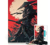 Puzzle Samurai 1000 pièces pour Adultes, Puzzle cérébral Relaxant, Image à Assembler, Cadeau de Noël (38x26cm)