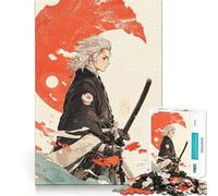 Puzzle Samurai Boy Difficile pour Adultes 1000 Pièces Jeu de Réflexion et d'Expertise Jeu de Temps en Famille Découpe Précise Pièce de Collection (38x26cm)