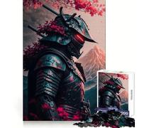 Puzzle Samurai Cherry Japan 1000 pièces pour Adultes Renforce la mémoire, apaise l'esprit, qualité supérieure, Surprise chaleureuse (38x26cm)