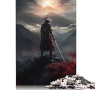 Puzzle Samurai Evening Mist pour Adultes, 1000 pièces, Puzzle pour Enfants, Jeu de Puzzle, Jouet, Cadeau, 1000 pièces (75 x 50 cm)