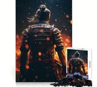 Puzzle Samurai Fire 1000 pièces pour Adolescents Améliore la mémoire Détente et Plaisir Bords précis Cadeau élégant (38x26cm)
