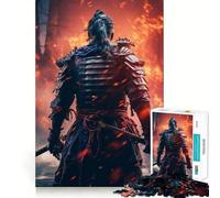 Puzzle Samurai Fire 1000 pièces pour Adolescents Améliore la mémoire Détente et Plaisir Bords précis Cadeau élégant (50x75cm)