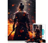 Puzzle Samurai Fire 1000 pièces pour Adolescents, Jeu de logique Puissant, Moments en Famille, Bords Nets, Surprise chaleureuse (38x26cm)