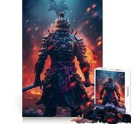Puzzle Samurai Fire 1000 pièces pour Adultes Développement de la mémoire, Loisirs Doux, Design d'assemblage, Collection Artistique (50x75cm)