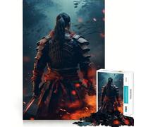 Puzzle Samurai Fire Hard pour Adultes, 1000 pièces, Jeu intellectuel, détente, découpe de qualité, Cadeau raffiné (50x75cm)