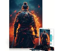 Puzzle Samurai Fire pour Adultes, 1000 pièces, renforce la mémoire, Divertissement Occasionnel, qualité supérieure, Cadeau élégant (38x52cm)