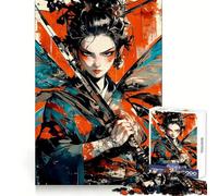 Puzzle Samurai Fly 1000 pièces pour Adolescents Jeu de réflexion et de création Collective Objet de Collection aux découpes nettes (38x26cm)