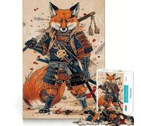 Puzzle Samurai Fox 1000 pièces pour Adultes, Jeu de logique Fine, Loisirs, Bords Nets, Objet de Collection (38x26cm)