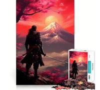 Puzzle Samurai Fuji pour Adolescents, 1000 pièces, stimule la mémoire, Offre Un Divertissement Relaxant et de qualité supérieure (50x75cm) Cadeau élégant