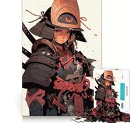Puzzle Samurai Girl 1000 pièces pour Adolescents Améliore la mémoire Détente et créativité Bords précis Cadeau élégant (38x26cm)