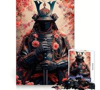 Puzzle Samurai in Bloom 1000 pièces pour Adolescents, Jeu de logique Solide, Moment Serein, Bords Nets, Cadeau créatif (50x75cm)