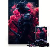 Puzzle Samurai in Bloom 1000 pièces pour Adolescents, Jeu de logique Stimulant, détente mentale, Bords Nets, Cadeau élégant (38x26cm)