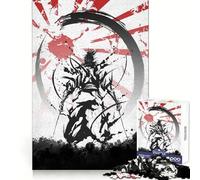 Puzzle Samurai Ink 1000 pièces pour Adultes Stimule la mémoire Jeu de société Bords Nets Cadeau élégant (38x52cm)
