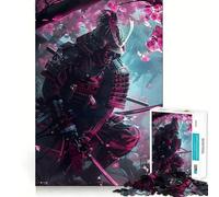 Puzzle Samurai Japan 1000 pièces pour Adolescents, Jeu de logique Solide, Moment Serein, Bords Nets, Cadeau créatif (38x52cm)