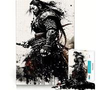 Puzzle Samurai Japan 1000 pièces pour Adultes, Jeu de réflexion et d'éveil, activité à la Maison, découpe Lisse, Surprise de Noël (50x75cm)