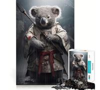 Puzzle Samurai Koala 1000 pièces pour Adolescents, Jeu de réflexion et de détente, pour Les fêtes (38x52cm)