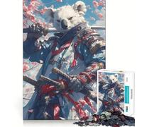 Puzzle Samurai Koala 1000 pièces pour Adolescents renforce la mémoire, Divertissement paisible, Bords de qualité, (50x75cm)