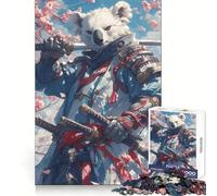 Puzzle Samurai Koala 1000 pièces pour Adolescents Stimule la mémoire, Calme et évasion Motif à Assembler Surprise chaleureuse (38x52cm)