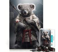 Puzzle Samurai Koala 1000 pièces pour Adultes, Jeu de réflexion, activité à la Maison, découpe Lisse, Surprise de Noël (50x75cm)