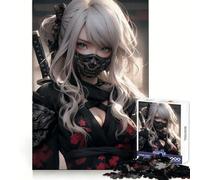 Puzzle Samurai Ninja 1000 pièces pour Adolescents, Jeu de logique Solide, Moments en Famille, Bords Nets, Surprise chaleureuse (38x52cm)