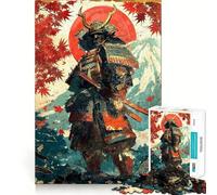 Puzzle Samurai of Crimson Dawn 1000 pièces pour Adolescents Jeu de logique et de réflexion Découpe précise (38x52cm)