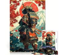 Puzzle Samurai of Crimson Dawn 1000 pièces pour Adolescents Jeu de logique et de réflexion Découpe précise (38x52cm)