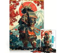 Puzzle Samurai of Crimson Dawn pour Adolescents, 1000 pièces, pour stimuler la mémoire et soulager la Tension, Pièce d'art aux Bords Nets (50x75cm)