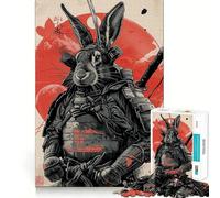 Puzzle Samurai Rabbit 1000 pièces pour Adolescents Stimule la mémoire, Calme et évasion Motif à Assembler Surprise chaleureuse (38x26cm)