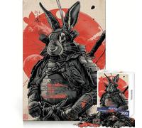 Puzzle Samurai Rabbit 1000 pièces pour Adolescents Stimule la mémoire, Calme et évasion Motif à Assembler Surprise chaleureuse (38x26cm)