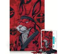 Puzzle Samurai Rabbit (50x75cm) 1000 pièces Jeu de réflexion Découpe de qualité Cadeau raffiné