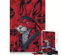 Puzzle Samurai Rabbit (50x75cm) 1000 pièces Jeu de réflexion Découpe de qualité Cadeau raffiné