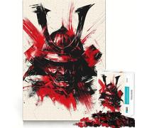 Puzzle Samurai Resolve pour Adultes, 1000 pièces, Jeu de réflexion, Anti-anxiété, Objet de Collection aux découpes soignées (50x75cm)