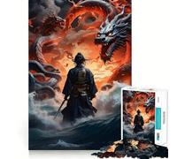 Puzzle Samurai Sekiro pour Adolescents, 1000 pièces, Jeu de logique Stimulant, Divertissement d'intérieur, Bords de qualité supérieure, Cadeau mémorable (38x26cm)