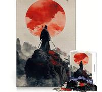 Puzzle Samurai Serenity pour Adolescents, 1000 pièces, Jeu de logique Stimulant, Divertissement d'intérieur, Bords de qualité supérieure, Cadeau mémorable (38x26cm)