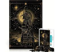 Puzzle Samurai Star 1000 pièces pour Adolescents, Jeu de logique et de Train, Loisirs Amusants, découpe Lisse, Cadeau spécial (38x52cm)