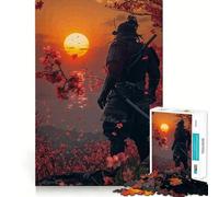 Puzzle Samurai Sunset 1000 pièces pour Adultes, Jeu de réflexion, activité à la Maison, découpe Lisse, Surprise de Noël (50x75cm)