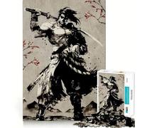 Puzzle Samurai V 1000 pièces pour Adultes et Adolescents, Jouet Anti-Stress, pour Les fêtes (38x52cm)