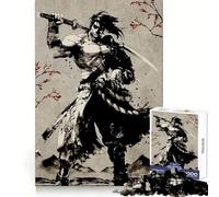 Puzzle Samurai V 1000 pièces pour Adultes, Jeu de réflexion et de détente, Design à Assembler, Collection d'art (50x75cm)