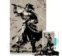 Puzzle Samurai V 1000 pièces pour Adultes, Jeu de réflexion et de détente, Design à Assembler, Collection d'art (50x75cm)