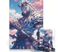 Puzzle Samurai Zebra Sakura 1000 pièces pour Adultes, Jeu de réflexion et de détente, Design à Assembler, pièce de Collection (38x52cm)